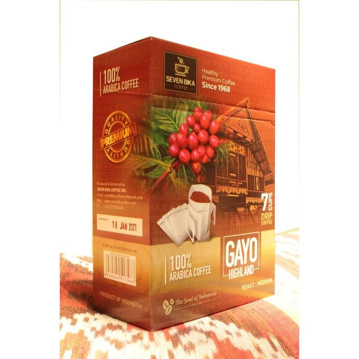 

Bid Coffee - Drip Coffee Arabica Gayo Highland 7 Sachets