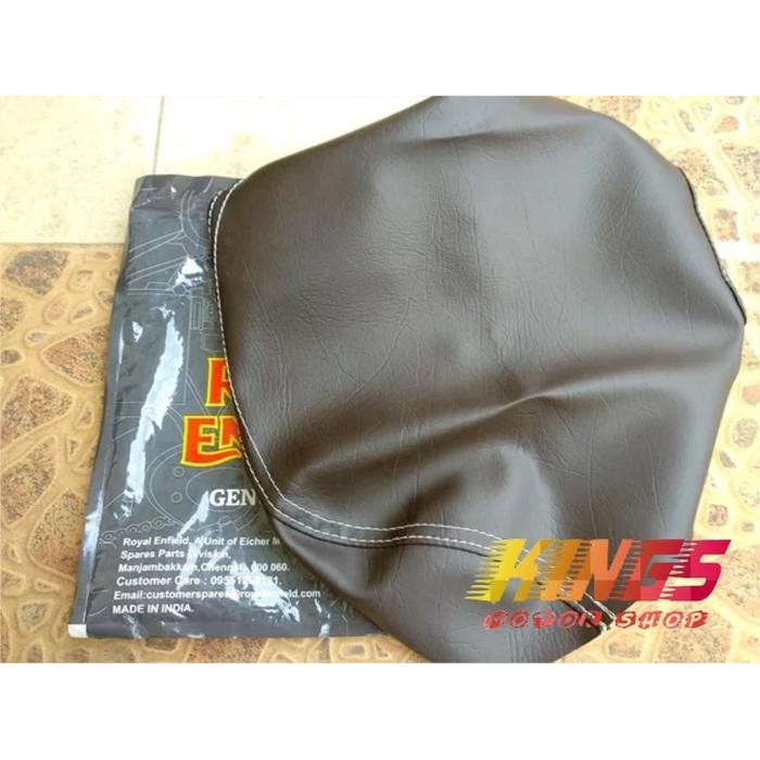 COVER KULIT JOK SARUNG JOK KULIT ROYAL ENFIELD CLASSIC ORIGINAL PART GRATIS ONGKIR