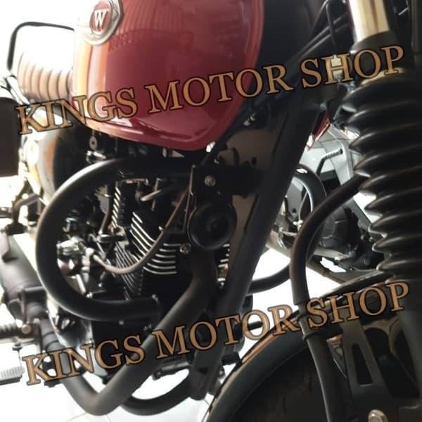 CRASHBAR ENGINE GUARD SIDE ENGINE GUARD KAWASAKI W175 CRASH BAR W175 KUALITAS TERBAIK