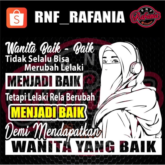 [Expert] STICKER SKOTLET KACA PINTU/BODY MOBIL TRUCK/PICK UP/L300 WANITA BAIK -