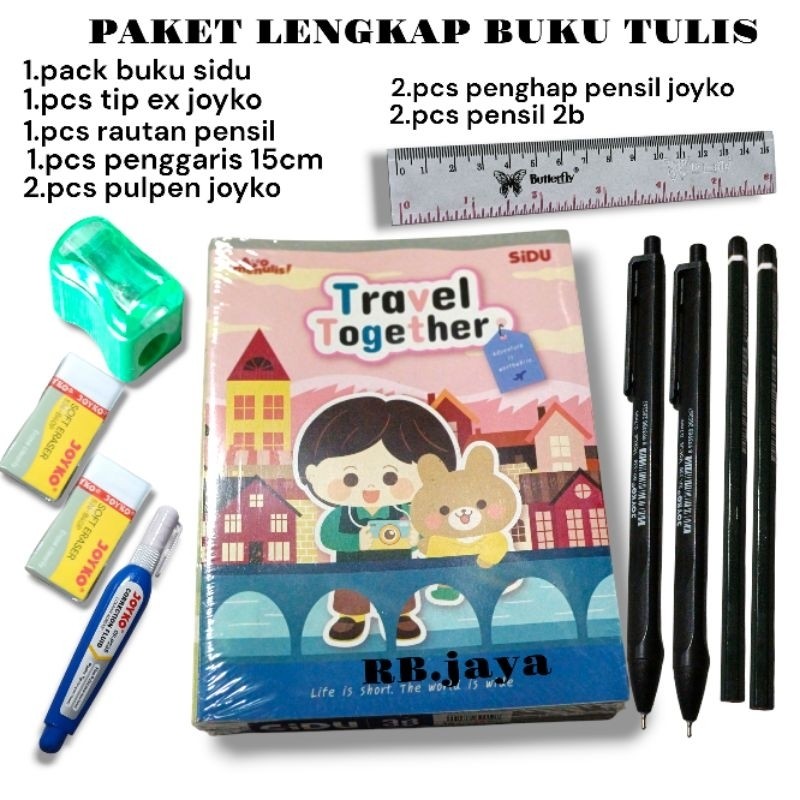 

(promo) paket lengkap buku tulis sidu 38 lembar 1 pack 10 buku