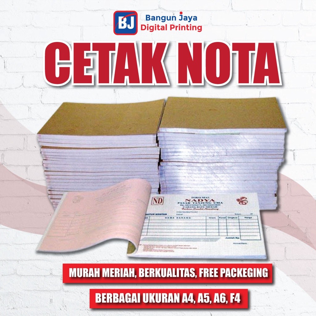 

Cetak Nota Custom Olshop / SkinCare / Nota Toko / Nota Bon / Invoice ISI 2 PLAY 1 HARI SELESAI FREE