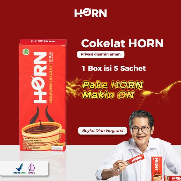 

HORN Serbuk Cokelat by Dr. Boyke / 1 Box Chocolate