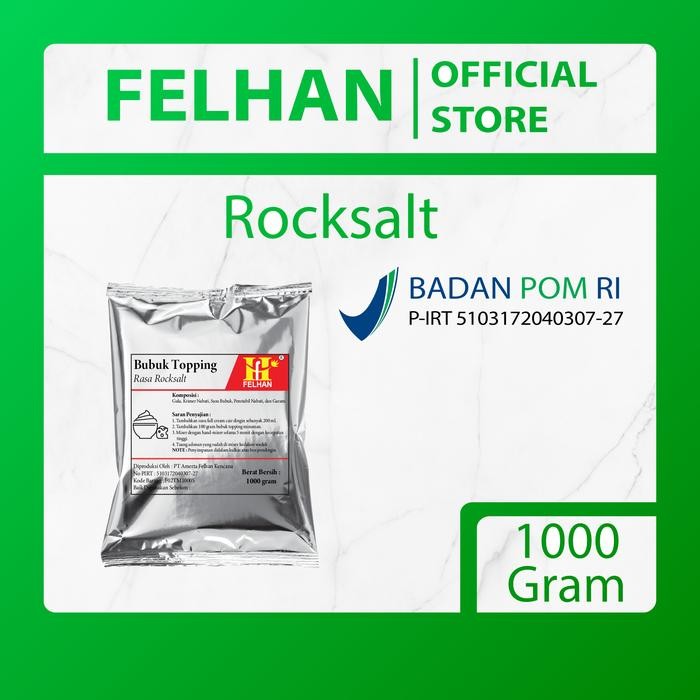

FELHAN - Bubuk Topping Minuman Rocksalt (1000 gram)
