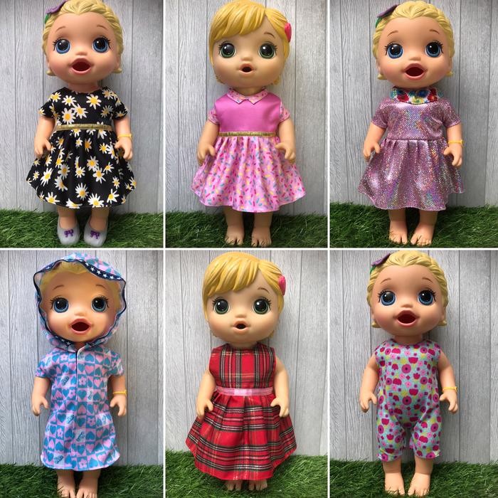 Baju untuk boneka baby alive doll dress
