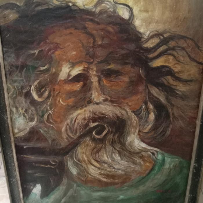 Terlaris LUKISAN KUNO - Karya Maestro Affandi Lukisan Langka Tahun 1943 Jos Sek