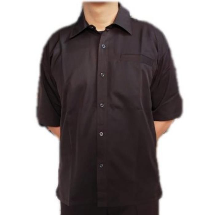 HOT SALE! Seragam SAFARI PSH Twist Coklat Lengan Pendek - Seragam Formal Pria