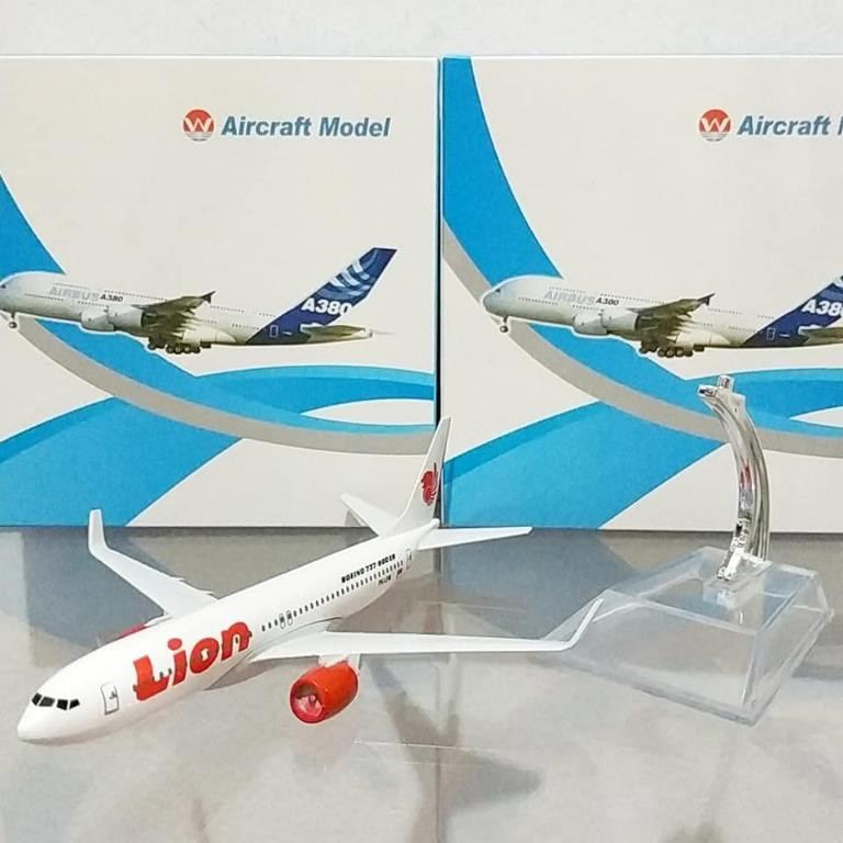 Miniatur Diecast Pesawat Lion Model Lion