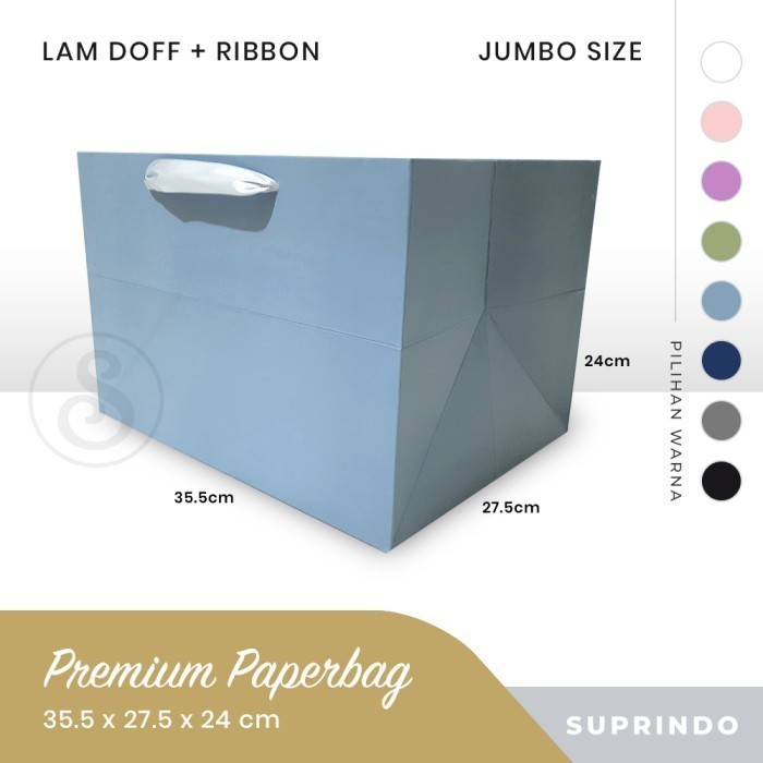 

Pesta- Premium Paper Bag CAKE - JUMBO 2 uk. P35.5 x L27.5 x T24 cm