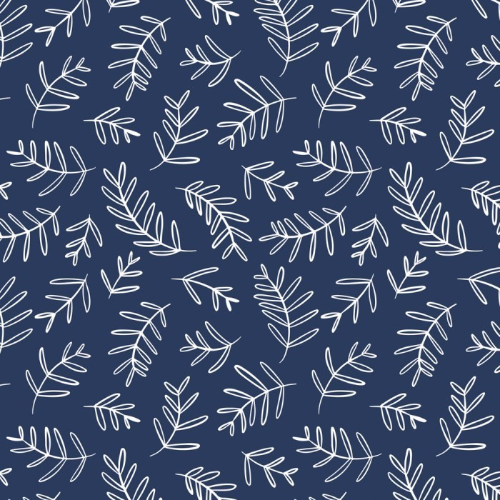 

Pesta- Kertas Kado Harvest / Wrapping Paper Good Vibes - Navy Leaves
