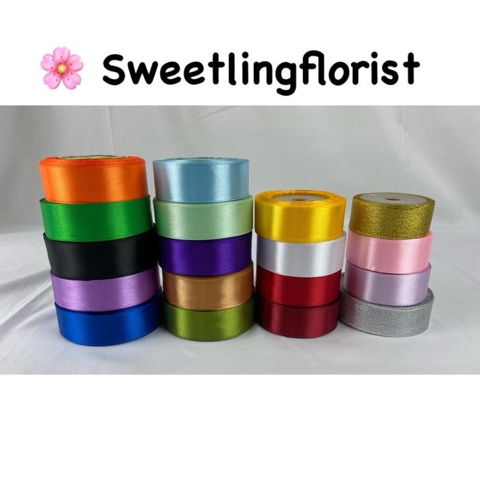 

Pesta- Pita Satin Ukuran Lebar 2.5cm Per Roll