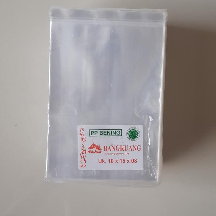 Pesta- Bangkuang Plastik PP 10 X 15 Tebal 80/08 micron