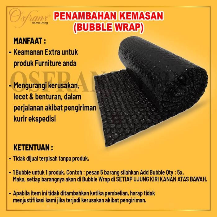 

Pesta- Osfans Tambahan Bubble Wrap Khusus Barang Knockdown