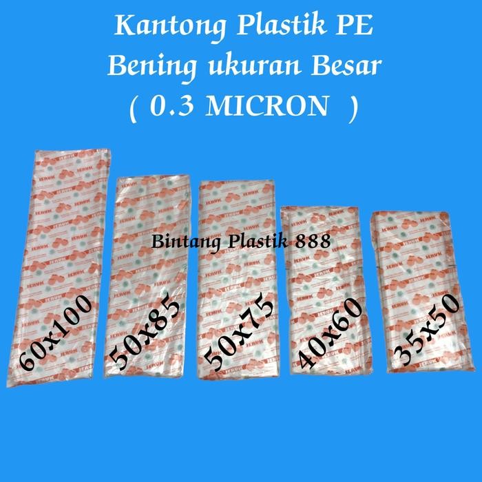 Pesta- Plastik PE jeruk uk 60x100-50x85-50x75-40x60-35x50 PE