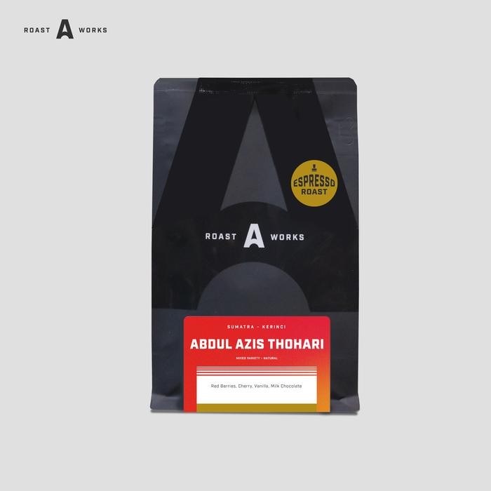 

Sumatra Kerinci Abdul Azis Thohari Mixed Variety Natural (Espresso) - A Roastworks - Biji Kopi