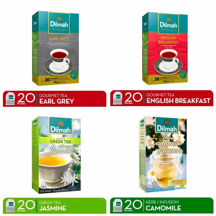 

Dilmah Tag Teabag 20pcs All Variant