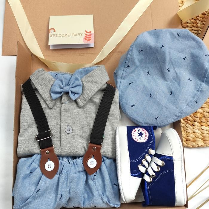 Hapnest- Hampers Baby Boy Gift Set Parcel Kado Bayi Laki Laki Premium