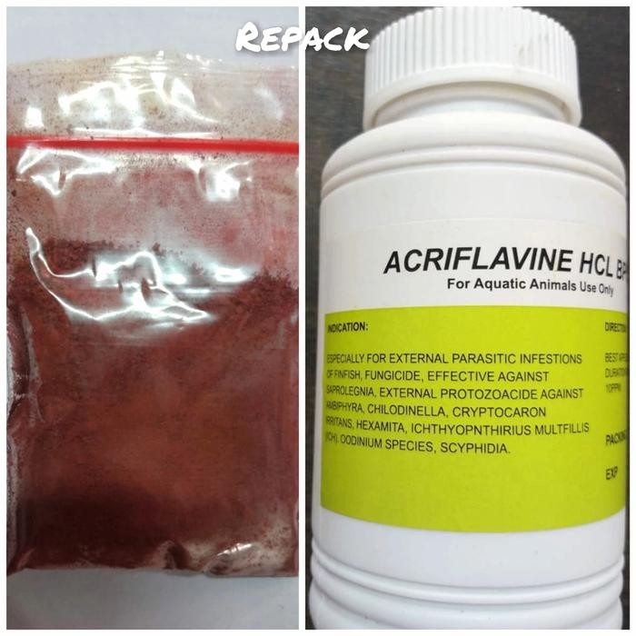 Acriflavine hcl bpc bubuk repack 10gr