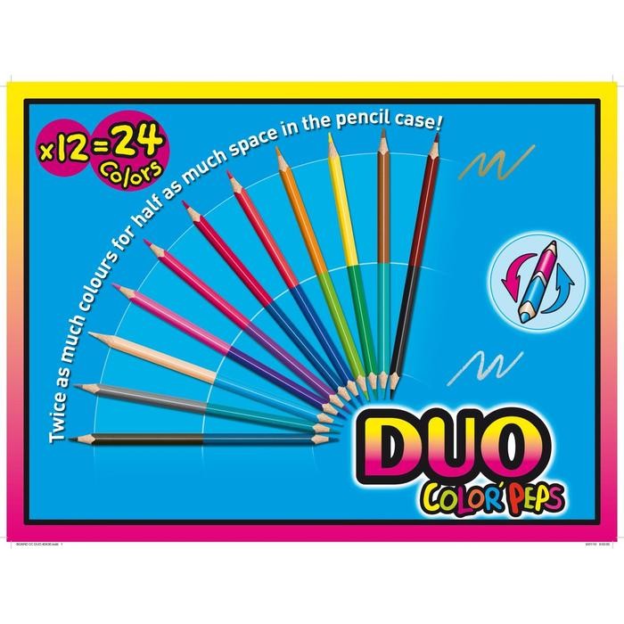 

MAPED PENSIL WARNA COLOR'PEPS DUO X12 - 24 COLORS