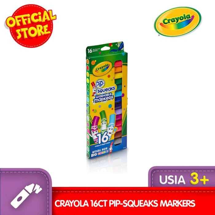 

CRAYOLA 16CT PIP-SQUEAKS MARKERS
