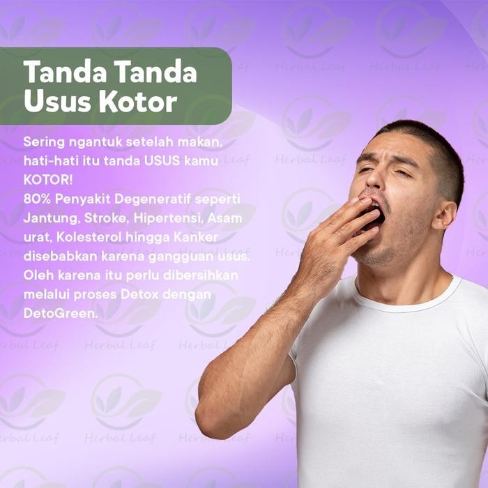 

Terlaris- Detogreen Teh Herbal Detox Sistem Pencernaan Membersihkan Usus Kotor