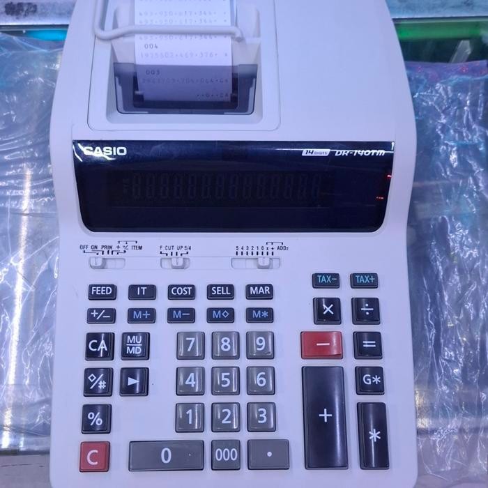 

Ready Casio Kalkulator Print Dr 140 Tm Heavy Duty New Casio Dr 140 Tm