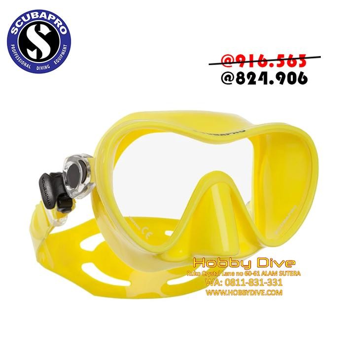 SCUBAPRO Mask Trinidad Yellow - Scuba Diving Alat Diving