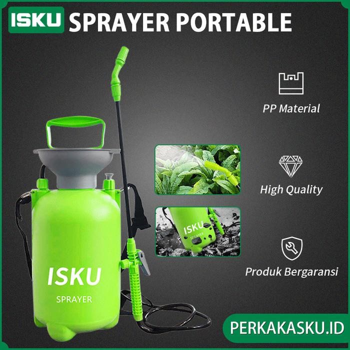 HOT SALE ISKU Semprotan Tanaman Sprayer Portable 5 Liter Pressure Semprotan Air 5 Liter Sprayer