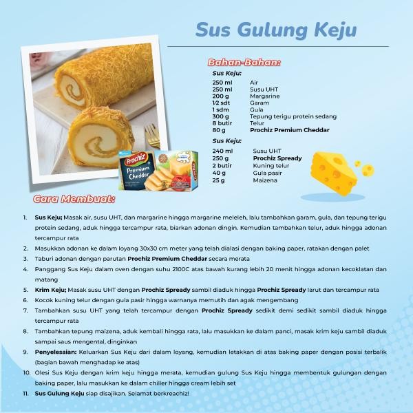 

BARANG TERLARIS Keju PROCHIZ Cheddar Premium 160 gr Paket 6 Pcs