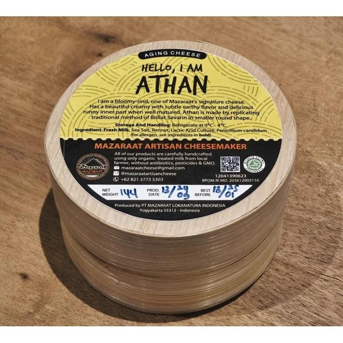 

BARANG TERLARIS Mazaraat Aging Cheese Keju Hello i am Athan Artisan Cheesemaker
