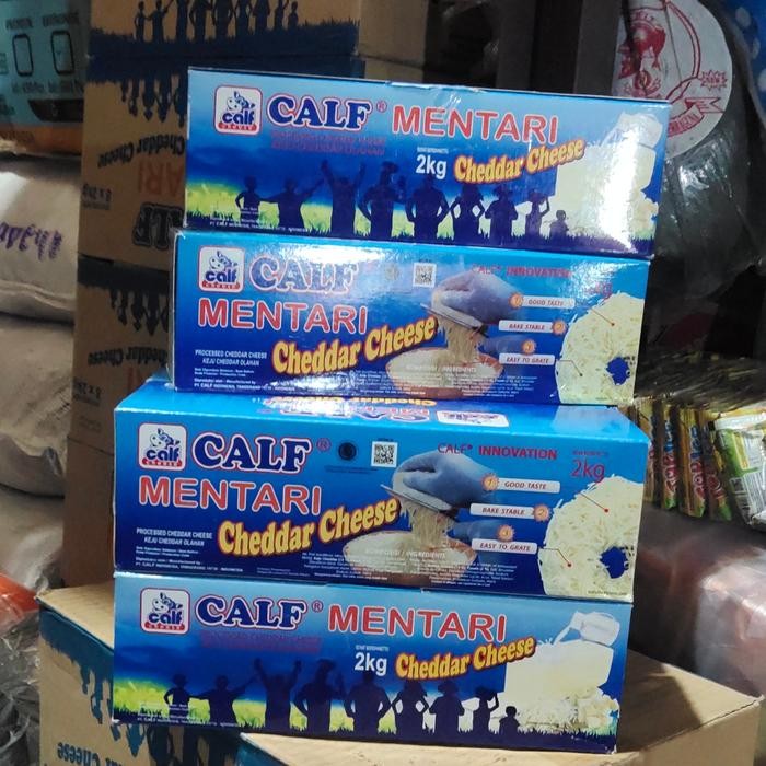 

BARANG TERLARIS Keju Cheddar 2kg CALF MENTARI