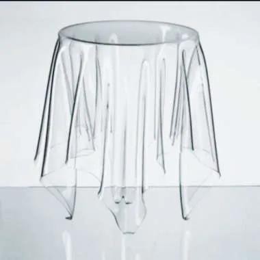 plastik taplak meja PVC mika roll plastik meteran tebal 0.25mm