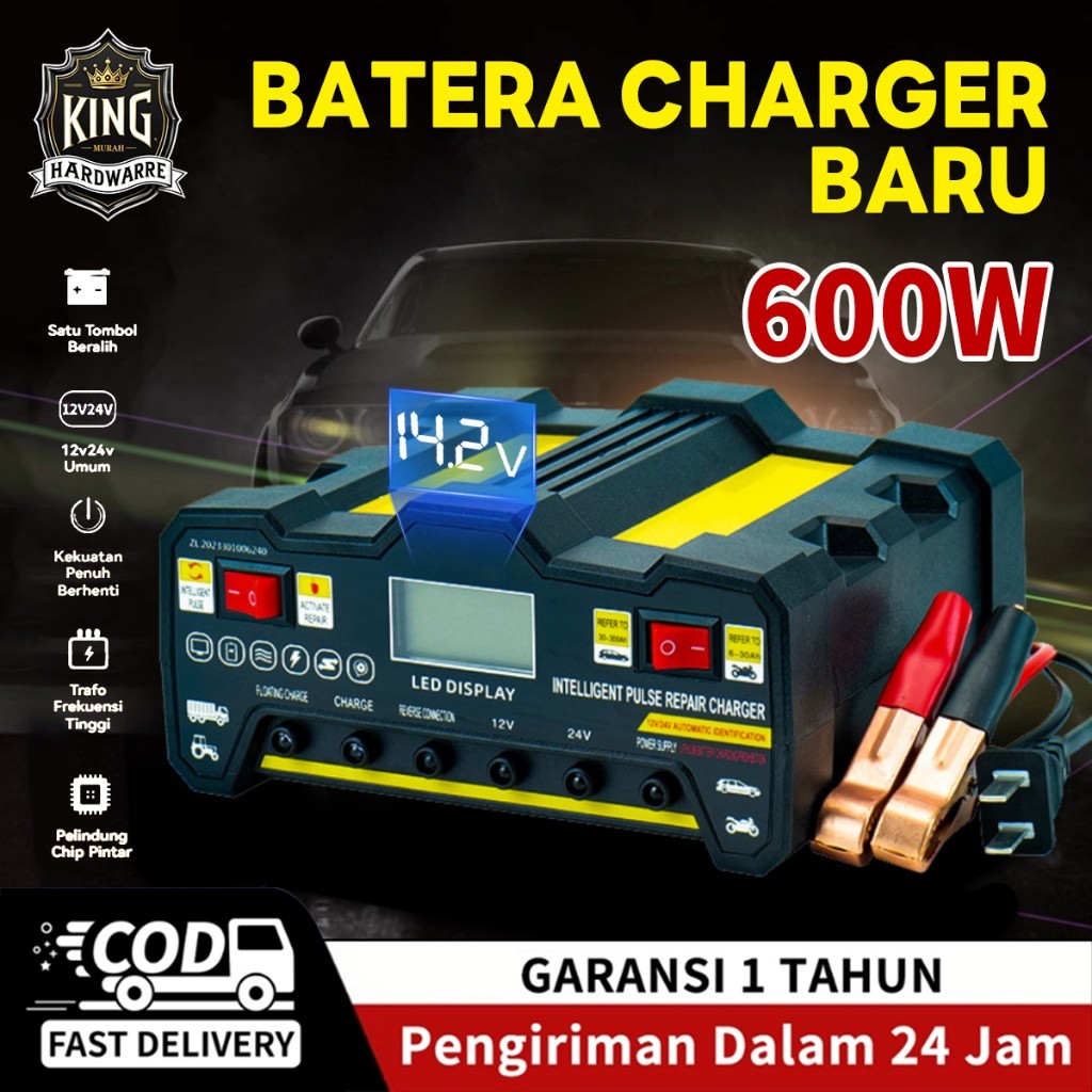 12V 24V Charger Otomatis Aki Mobil Motor /Case Aki Mobil/Case Aki Motor/Cas Aki /Kapal Truk