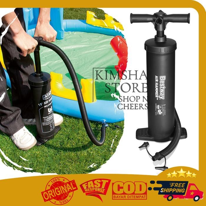 BESTWAY INFLATION PUMP 19 INCH POMPA ANGIN BESAR SOFA BANTAL KASUR