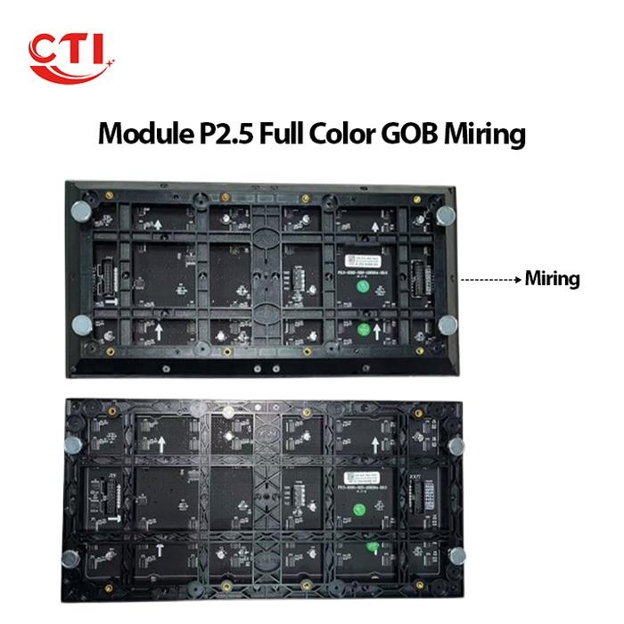 READY STOK Module P2.5 Glue on Bold SMD RGB Frame Siku Miring