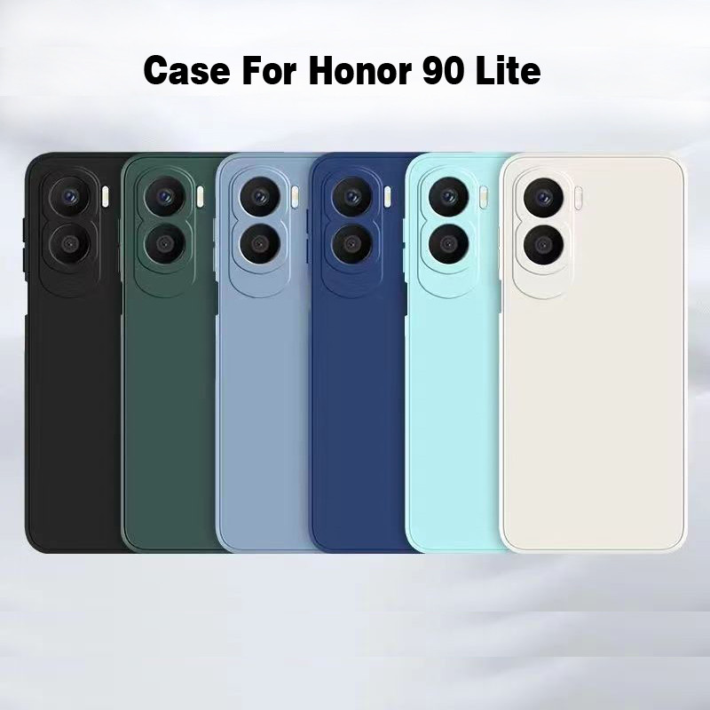 For Honor 90 Lite Case For Honor90 Lite Cover Funda Shell Coque Soft Original Liquid Silicone Phone