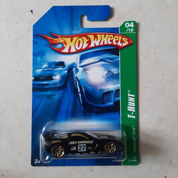 Hotwheels thunt TH$ 2007, Corvette C6R racing, nomor 22