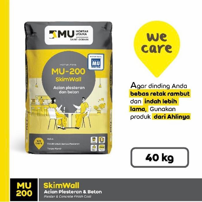 LANGSUNG CHECKOUT! MORTAR UTAMA MU 200 40kg / SEMEN ACIAN