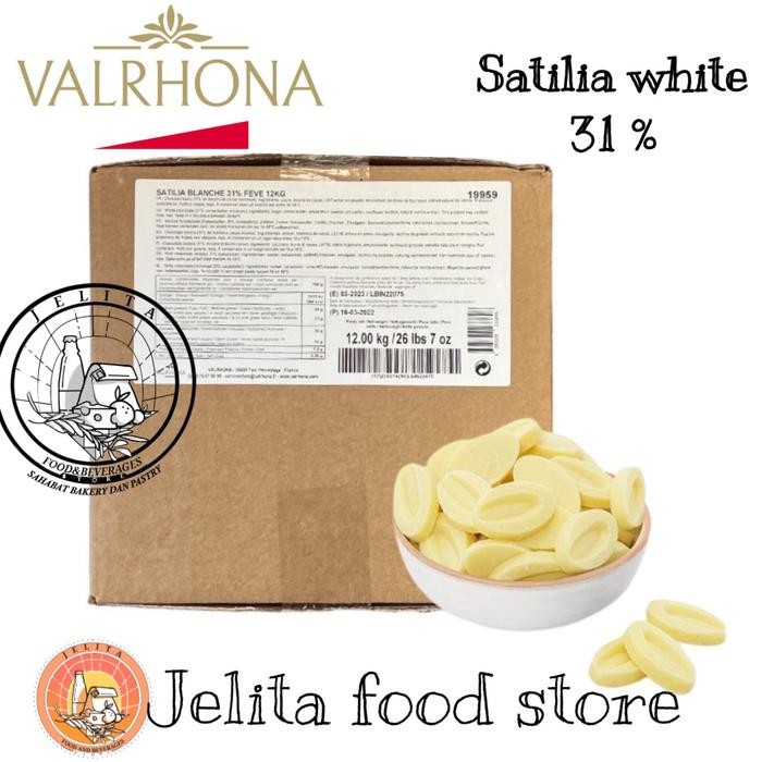

Valrhona Satilia White 31% - coklat putih