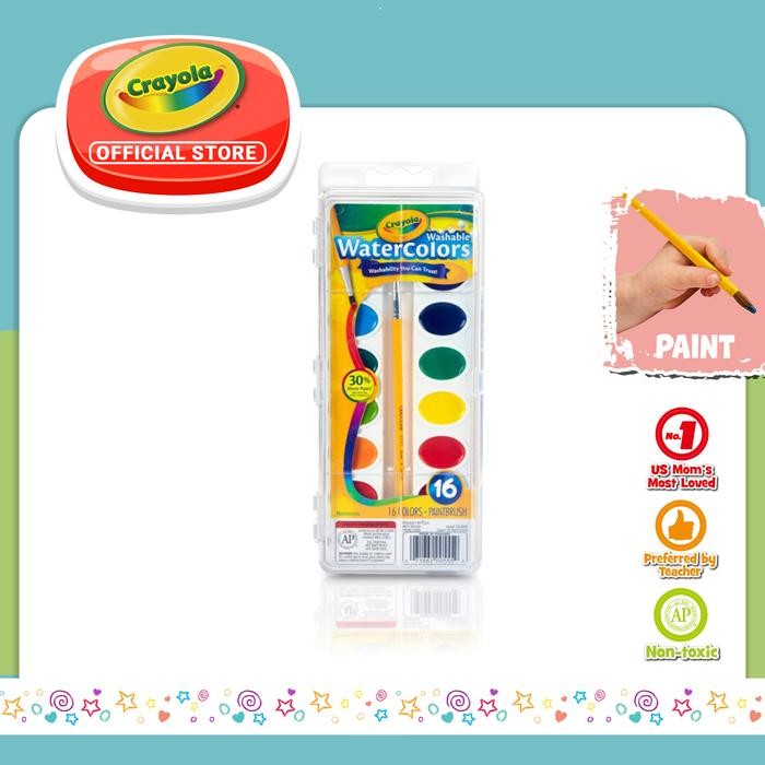 

Cat Air Crayola 16 Ct. Washable Watercolors