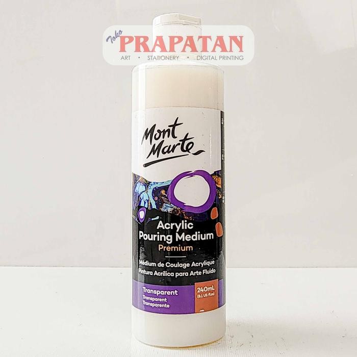 

Mont Marte Acrylic Pouring Medium 240Ml Medium Pouring Cat Akrilik