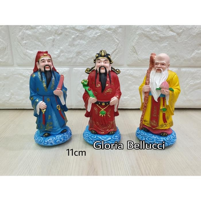 patung pajangan dewa fuluso miniatur fu lu shou