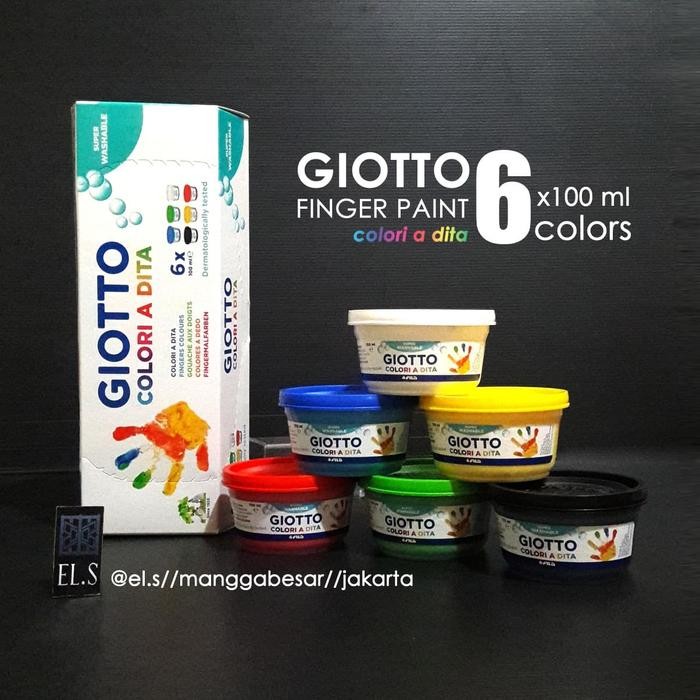 

Giotto Finger Paint Set 6 Warna