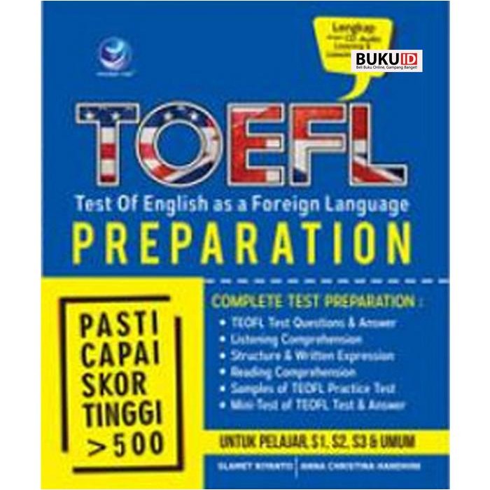 

Buku Toefl, Test Of English As A Foreign Language Preparation + Cd