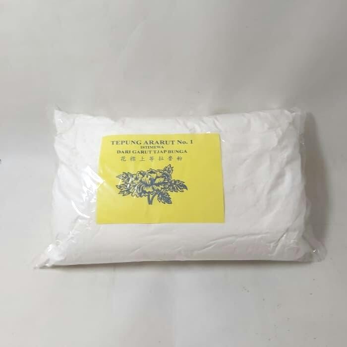 

Viral Tepung Pati Garut / Ararut /Arrowroot / Irut 1 Kg Packing Aman