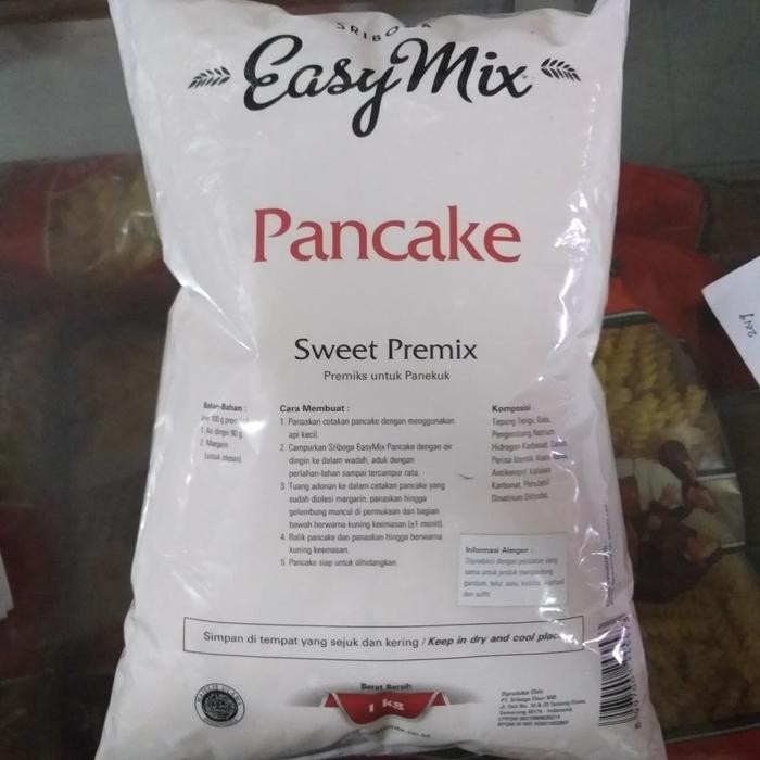 

Promo Sriboga Easymix Pancake 1Kg Tepung Premix Packing Aman