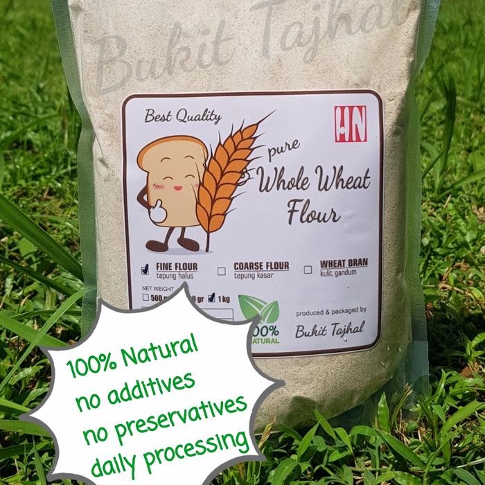 

Barang Terlaris Tepung Gandum Utuh 1 Kg // Whole Wheat Flour 1 Kg Packing Aman