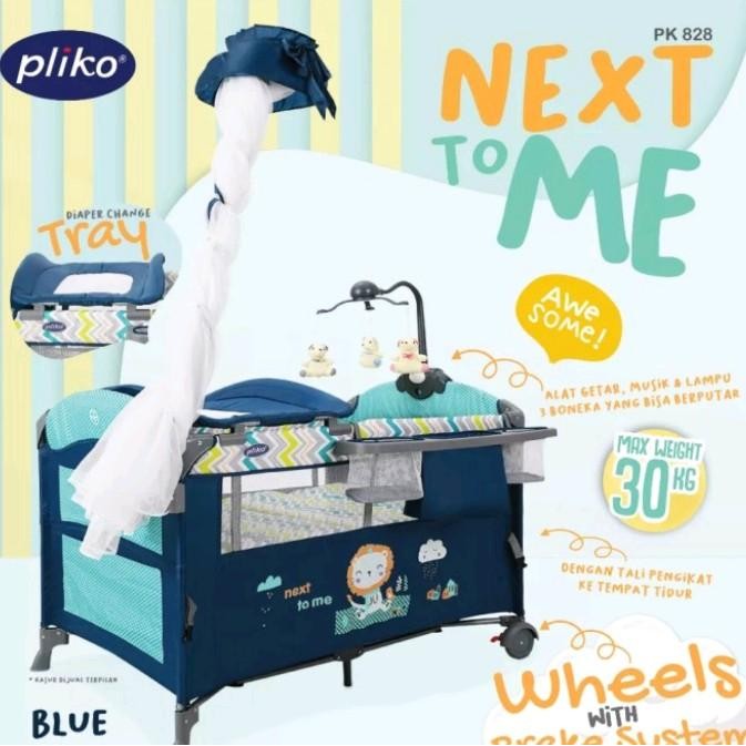 BabyCare- Baby Box Tempat Tidur Bayi Pliko B 828 Lr