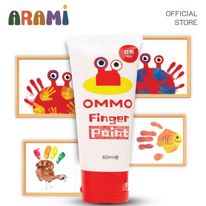 

Ommo Washable Finger Paints Cat Air Warna Dapat Dicuci Cat Anak Kids #Gratisongkir