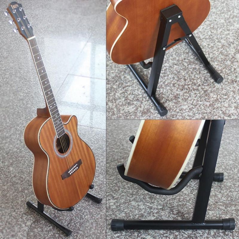 stand Duduk gitar akustik elektrik bahan besi